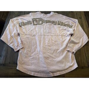 Disney Parks Walt Disney World Adult Spirit Jersey Long Sleeve Pink Size Medium